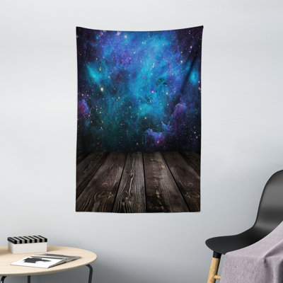 Tapisserie en polyester galaxie