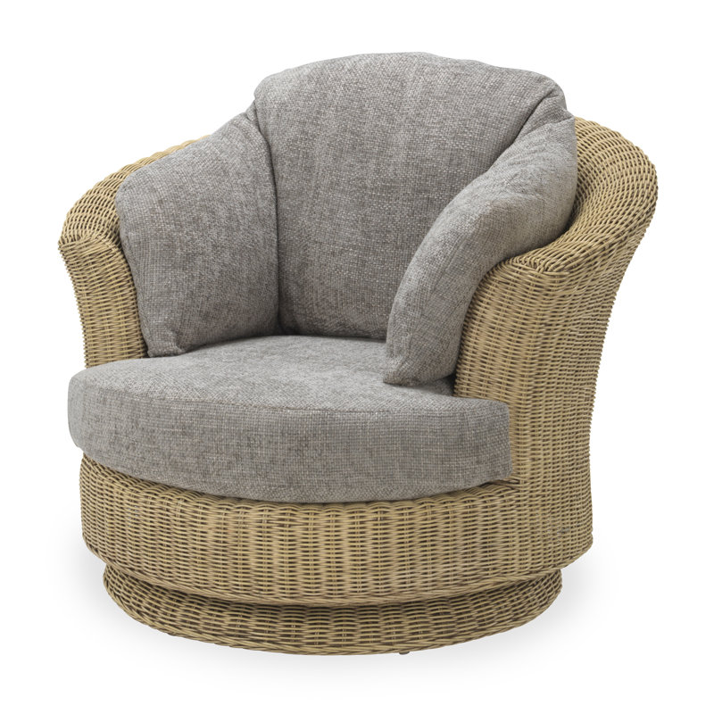 Upholstered Swivel Accent Chair
