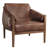 Jahzir 27.6" W Vegan Leather Upholstered Armchair-812535817