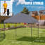 Remise portative imperméable 10 pi L 10 pi. D Auvent escamotable en métal-98780940
