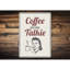 Enseigne café avant conversation en aluminium-58277685
