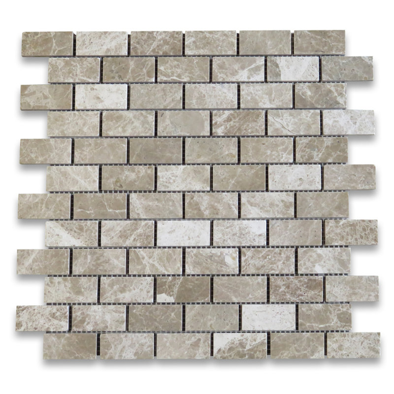 Carreau de mosaïque 12 po x 12 po Emperador