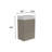 Striped Bathroom Vanity with Ceramic Sink-1278697930