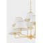 Durland Chandelier in Aged Brass-824835009-824835008