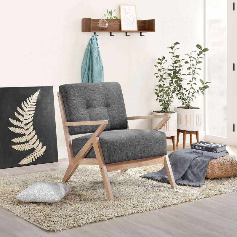Chaise d'appoint, Gris foncé