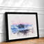 West Pier Brighton Beach Watercolour - Framed Print-56740495-56740502