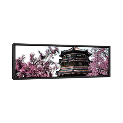 « rose spring i », reproduction de photo horizontale sur toile tendue