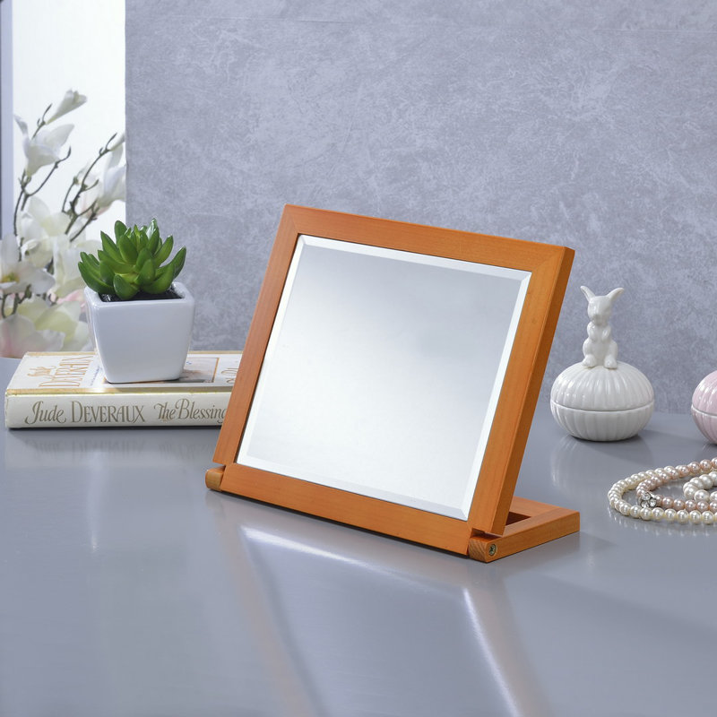 Modern Polyresin Adjustable Make-Up Mirror