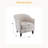 Upholstered Stripe Barrel Chair