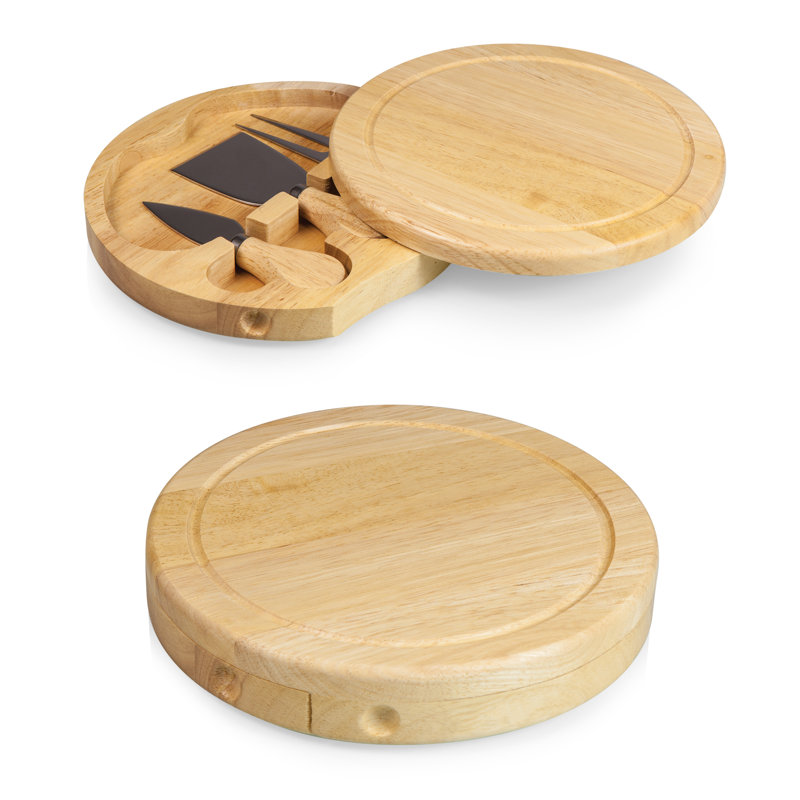 Brie Cheese Cutting Serving Board & Tools Set Zuri