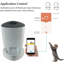 Mangeoire automatique intelligente pour animaux de compagnie avec contrôle de l’application wi-fi