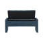 Modern Bed End Bench with Storage,Upholstered Large Foot Rest Stool, Comfy Window Vanity Bench for Living Room,Bedroom,Dorm,Coffee Table,Linen Navy Blue