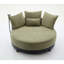 Fauteuil pivotant rond surdimensionné de 52,75 po-780448300