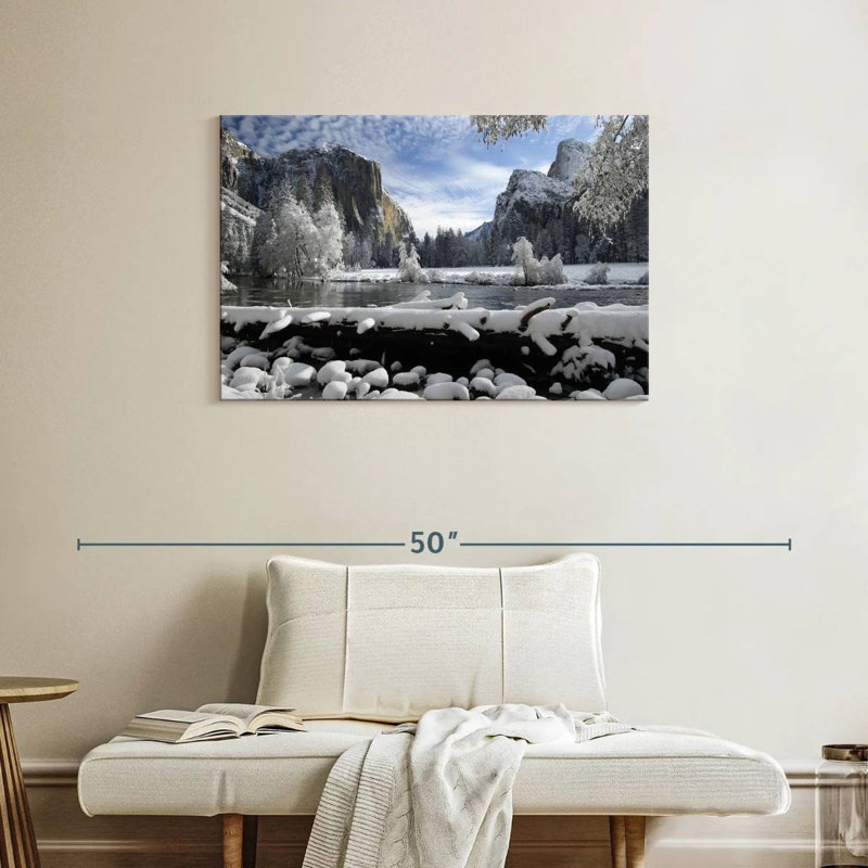 Alvord Yosemite Winter Wonderland, H 24 po x l 36 po