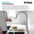 Oletto Single Handle Pull-Down Kitchen Faucet-53024491
