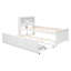 Lit plateforme simple avec tête de lit, USB, lit gigogne simple et 3 tiroirs-1452189694