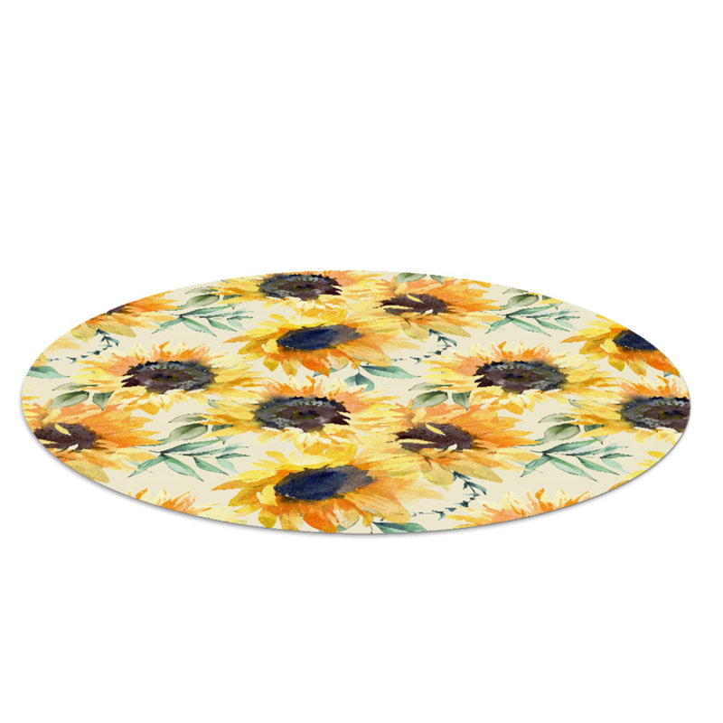 Stinnett Hard Floor Straight Round Chair Mat