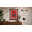 Headphones Bold Graphic Mid-Century - Framed Print-271521723-271521604