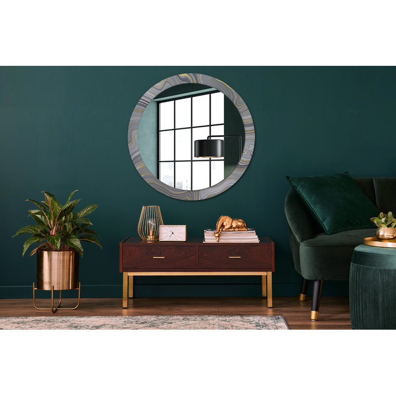 Huldar Glass Flat Wall Mirror