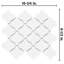 Carreau de mosaïque de plancher et de mur en porcelaine 9-1 / 2 po x 10-3 / 4 po Metro Lantern 