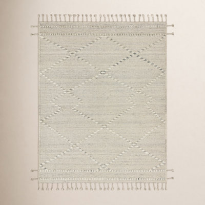 Hanna Ivory Hand-Knotted Wool Rug