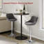 Dequawn Swivel Upholstered Adjustable Height Counter Stool with Metal Frame-1407296229