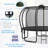 Virubi 15' Round Backyard Trampoline with Safety Enclosure