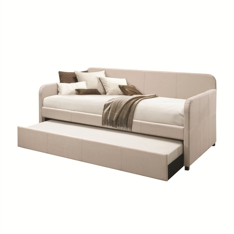 Jagger Fog Fabric Daybed W/Trundle