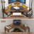 Athelia Corner Metal Base Computer Desk-434796613