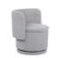 Canapé pivotant à 360 degrés avec espace de rangement, adapté aux chambres et aux salons (gris)