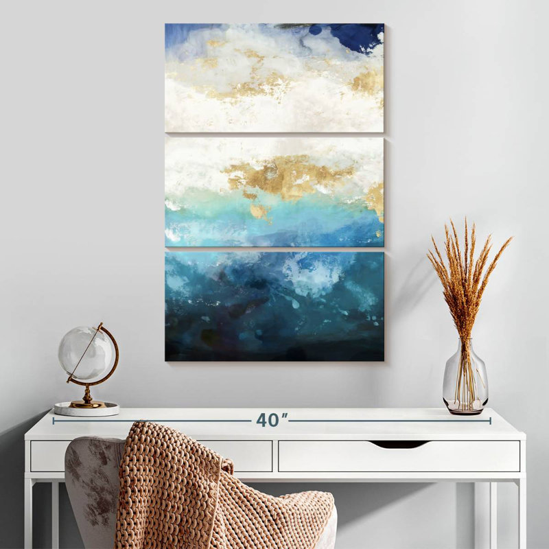 Avery Water Landscape Abstract, 32" H x 20" W