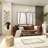 Metal Slim Stacked Chain 5 Layer Room Wall Mirror with Tear Drop Pattern and Foil Detailing-205308502
