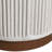 Hickmon Transitional Fluted Square Side Table