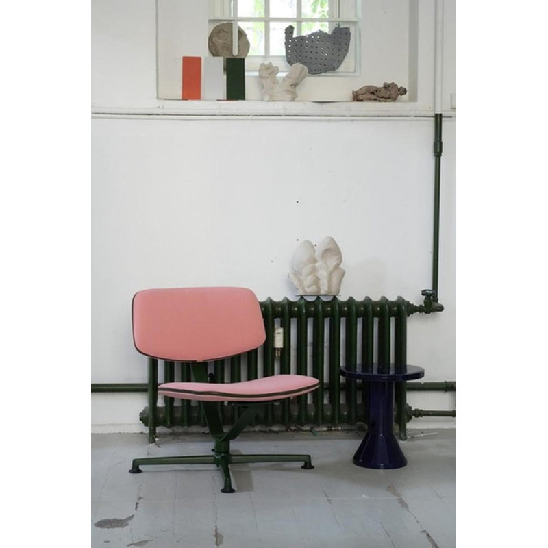 Arba Side Chair, Pink, Dark Green