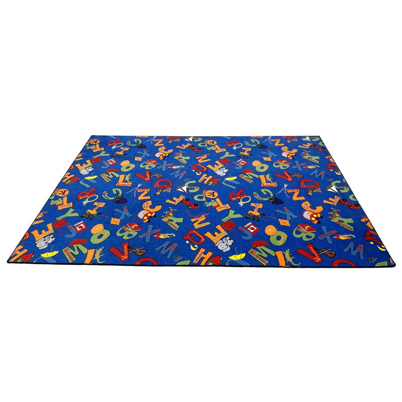 Tapis pour enfant «I Know my ABCs», Rectangle 4 pi x 6 pi