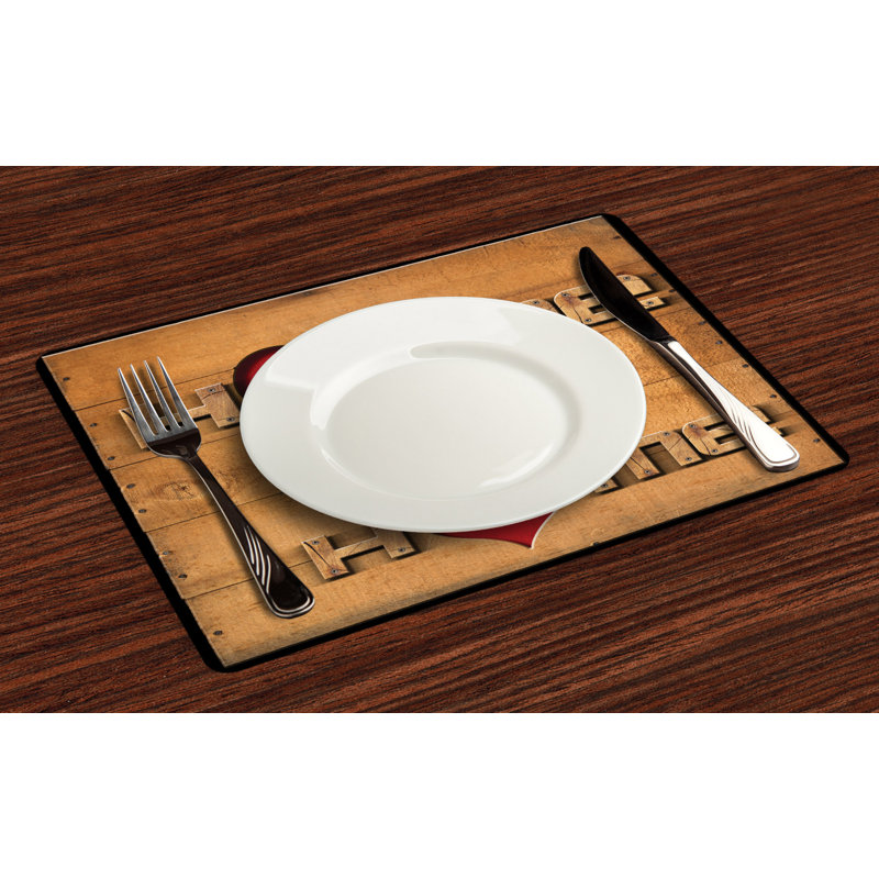 Broadview Saying Hearts Words Placemat