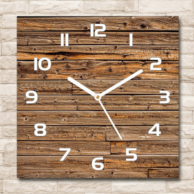 Glass Wall Clock