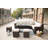 Iverson 8-Piece Wicker Aluminum Sectional Seating Group with Cushions-1226630961