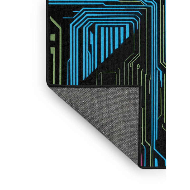 Photon Slice Rug, Round 3'