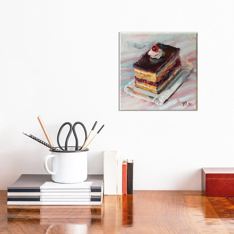 Cherry Pie 1 Piece Wrapped Canvas Painting, 30.48 cm H x 30.48 cm W