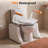 Dual Motor Power Toilet Seat Lift with Button Control for Elderly