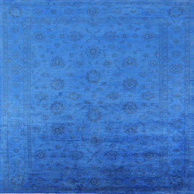 Tapis bleu Hymes