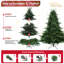 Arbre de Noël pleine forme 5 pi avec 1129 pointes et aiguilles mixtes en PE / PVC-126484232