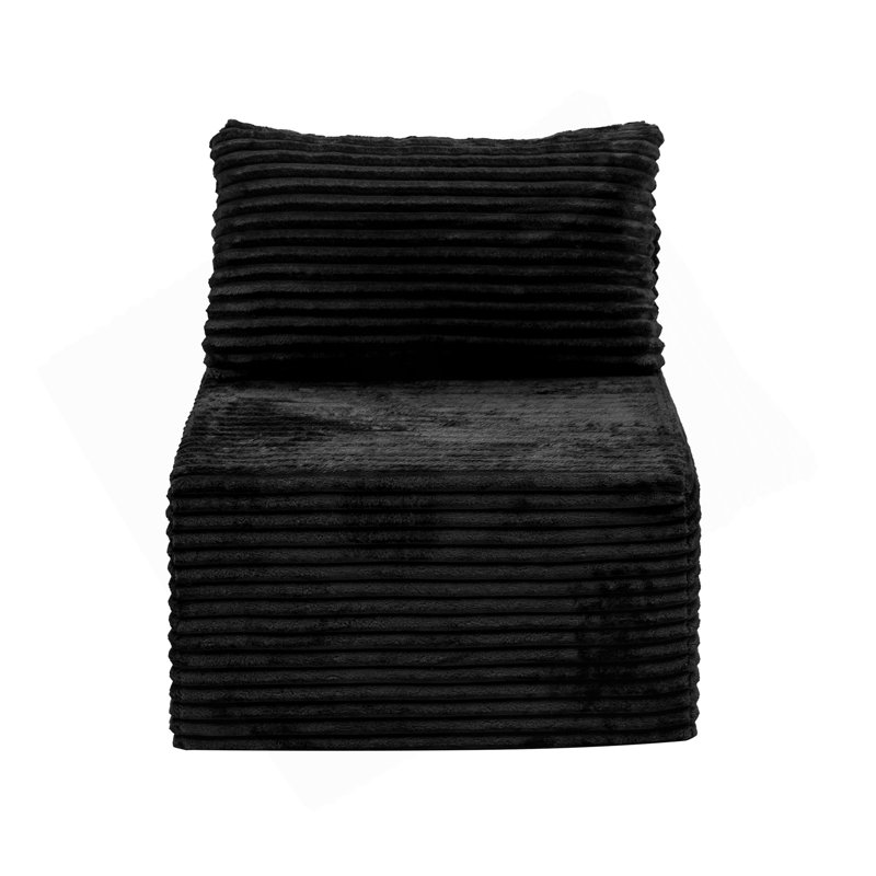 1 Small Sofa-Black, Black