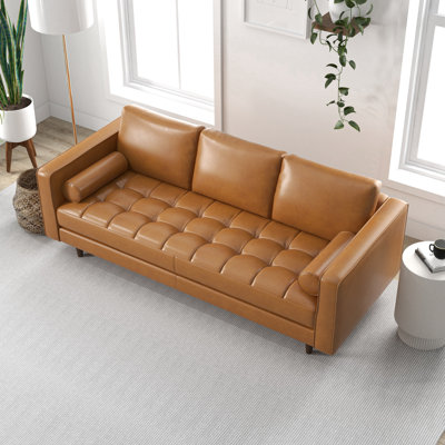 Lilla 87" Genuine Leather Sofa