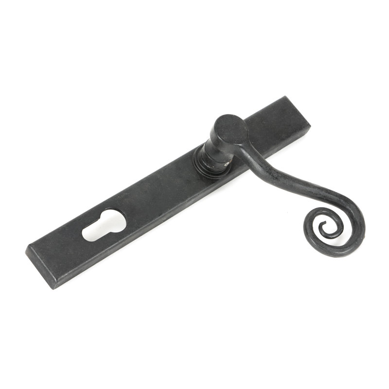 Monkeytail Lock Left Hand Door Handle, External Beeswax, Right