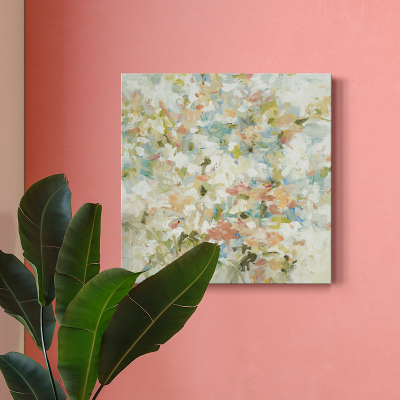FLORAL BLUSH - Imprimé, H 10 po x l 10 po x P 1,5 po