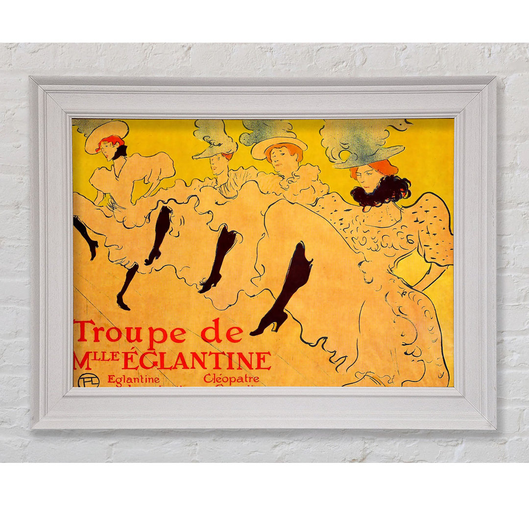 Gerahmtes Leinwandbild Toulouse Lautrec Mlles Eglantines 2