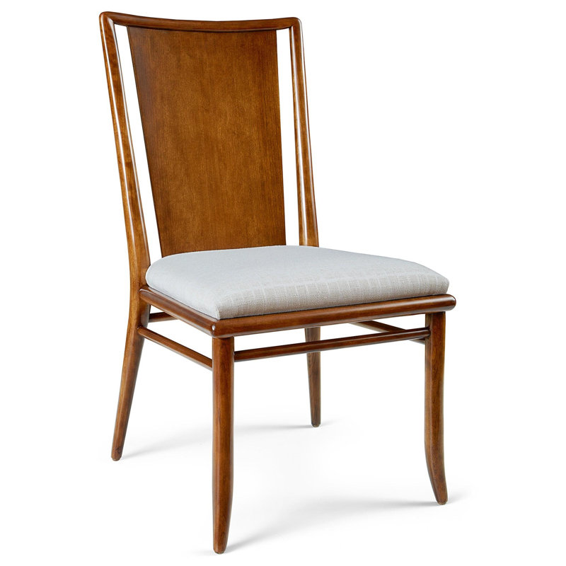 Martine 18.50'' H Upholstered Cherry Side Chair