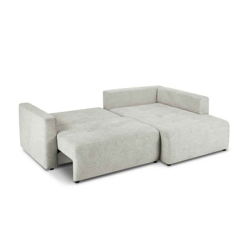 Ironesha 4 Seater Sofa Bed, Right Hand Facing, Silver